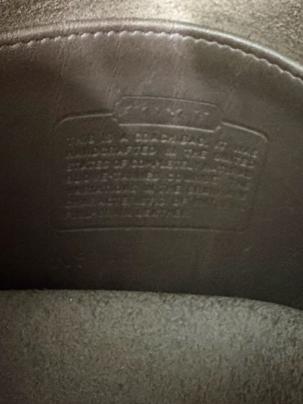 Vintage Coach shoulder purse - Picture 6 of 6